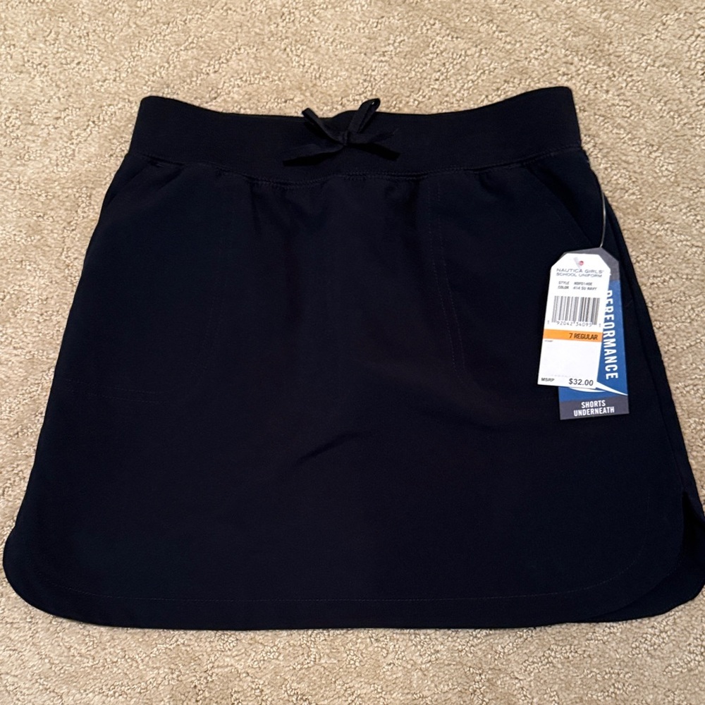 Navy nautica  Performance Skirt